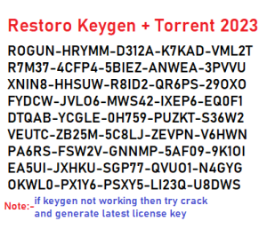 Restoro License Key